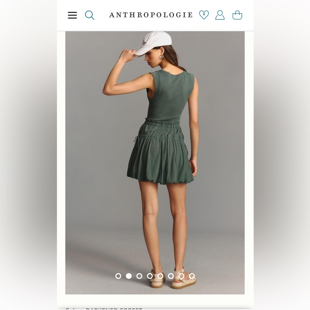 Anthropologie Green Women's Dress - Picture 2 of 16